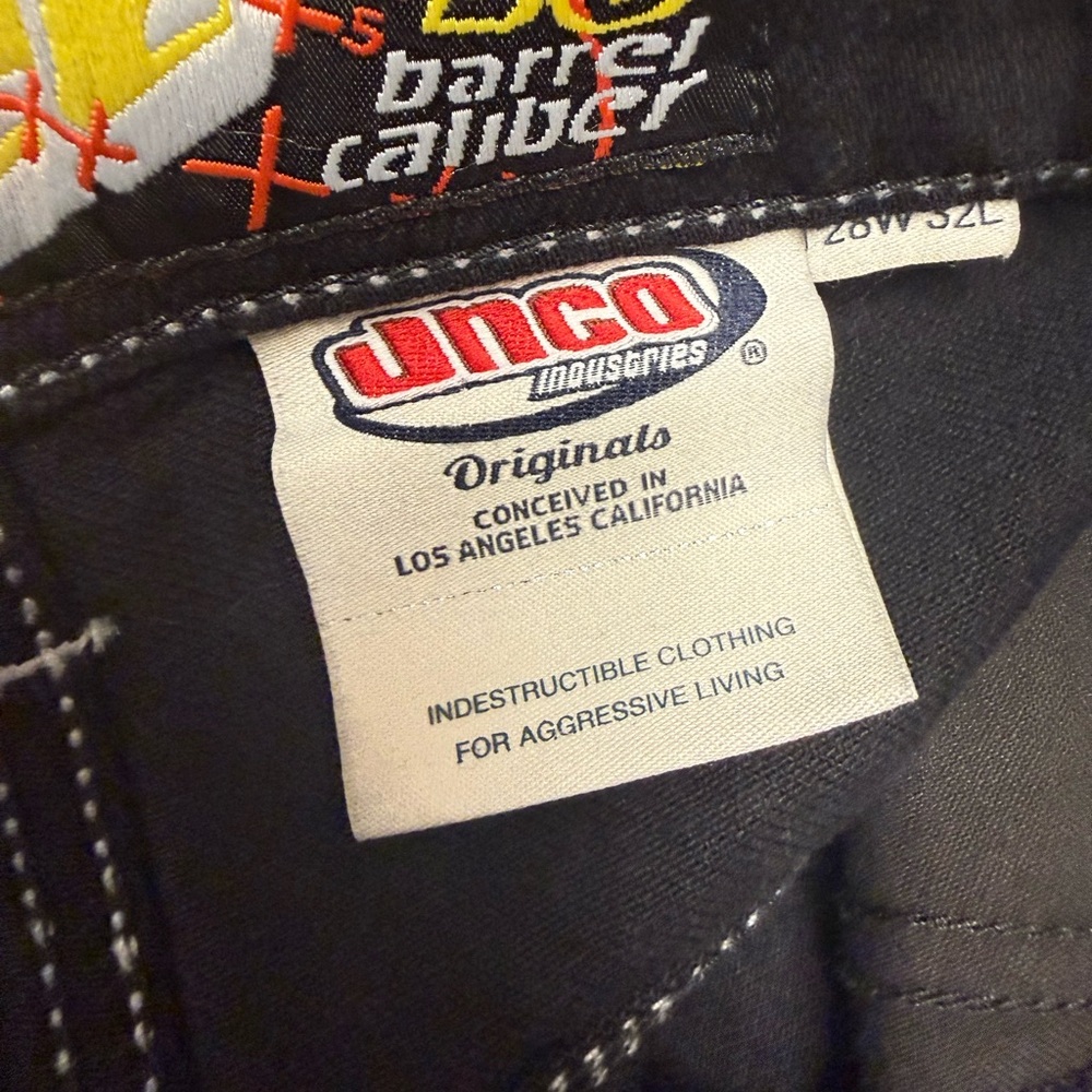 JNCO 101 TWIN CANNON JEANS - 26W 32L - Picture 5 of 6